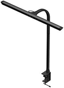 Lâmpada de mesa de arquitetos led aetee com atendimento ocular e computadores de mesa use lâmpadas de mesa para escurecimento do escritório em casa e temperatura de cor ajustável 12w preto