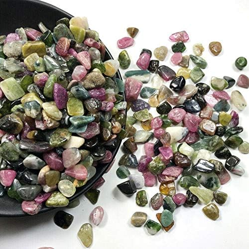 Laaalid xn216 50g 2 tamanho natural arco -íris de arco -íris de cascalho polido de cascalho polido de pedras de cristal