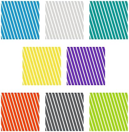Basics 8-TAB Plastic Binder Divishers, guias multicoloridas graváveis, 1 conjunto