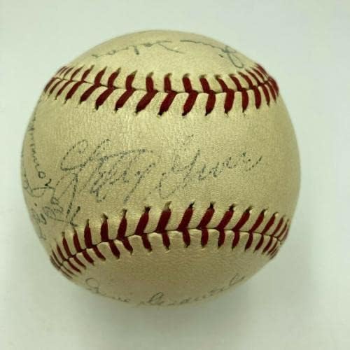 TED WILLIAMS ROOKIE 1939 Boston Red Sox Team assinou o beisebol Jimmie Foxx JSA COA - Bolalls autografados