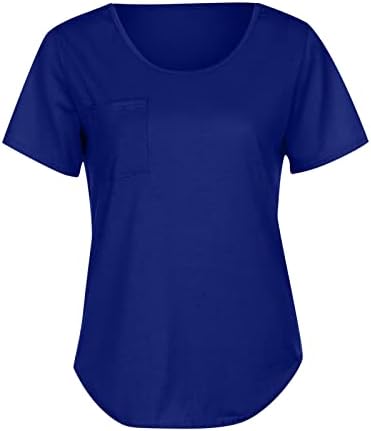 Uikmnh Mulheres longas camisetas t de manga curta T camisetas femininas camisetas camisetas de verão camisa sólida