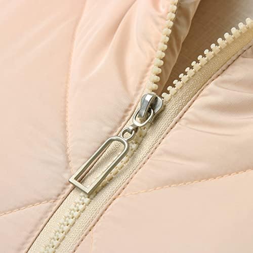 Jackets de moda feminina de Xiloccer Jackets femininos com zíper comprido de manga comprida Jaqueta acolchoada com casacos de casacos de casacos