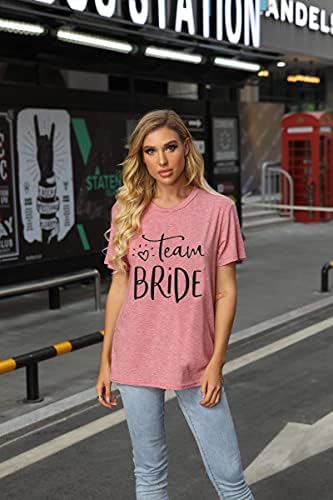 Camisa de noiva para mulheres camiseta de casamento camisas de lua de mel
