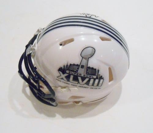 Robert Ayers assinou o Super Bowl 48 Mini Capace