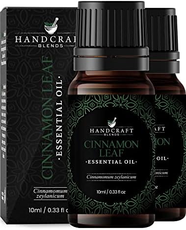 Óleo essencial de canela manual - puro e natural - óleo essencial de grau terapêutico premium para difusor e aromaterapia - 0,33