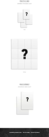 Super Junior D&E - Countdown [Countdown Ver.] Álbum+Bolsvos K -pop Webzine, adesivos decorativos, fotocards