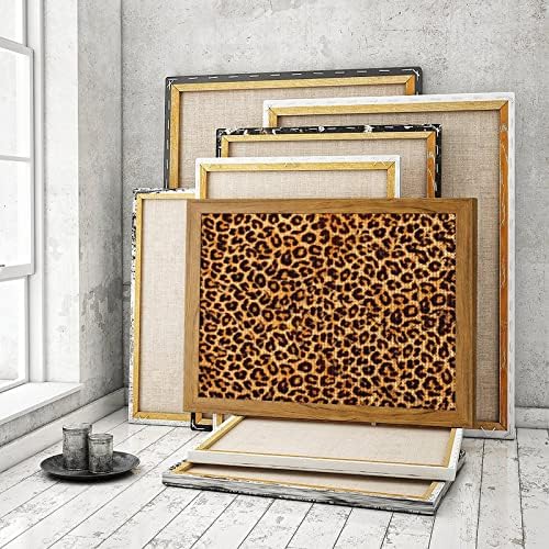 Animal Leopard Print Redonda Kit de pintura de diamante Arte de lona full drill com quadro presente de decoração de parede doméstica Presente