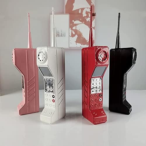 Decoração de telefone fixo rotativo antigo, telefones decorativos vintage, telefone antigo, telefone de estilo para