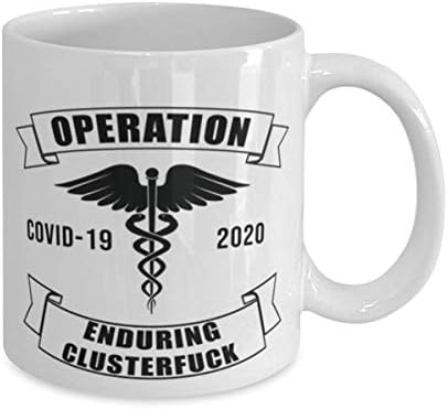 Operação duradoura Clusterfuck Nursing Funny Coffee Caneca