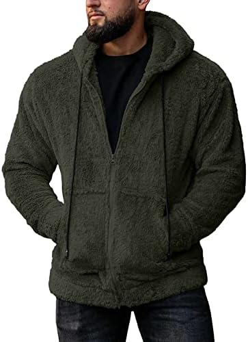 Casacos e jaquetas adssdq mass, moda de manga longa casacos externos masculinos de tamanho de inverno fechado pescoço encaixado