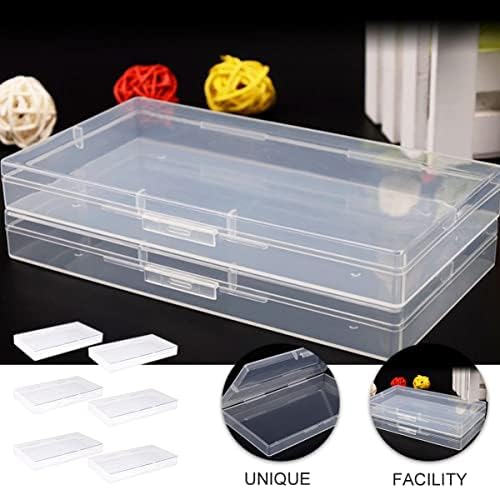 Nuobesty 18 PCs com maquiagem Organizadores de contêineres de maquiagem Office Transparent Cosmetic Pescing Pesca