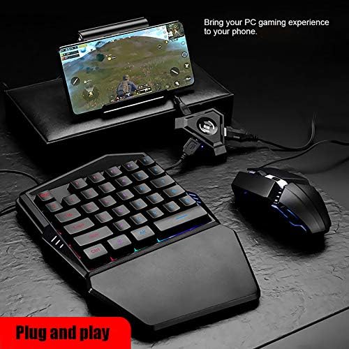 Conversor de mouse de teclado Ashata, adaptador de mouse do controlador de jogos para jogos para Xbox One, para PC,