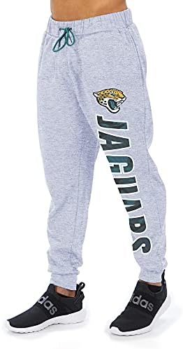 Zubaz Men's NFL Heather Grey Jogger com linhas de camuflagem gráficas