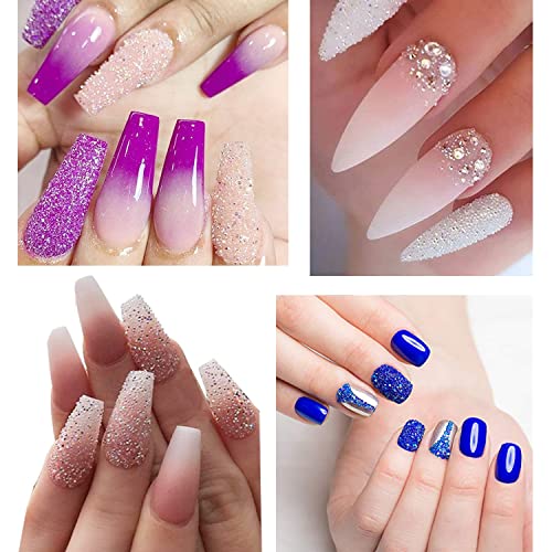 16 garrafas micro pixie contas de unhas cristais de caviar contas de vidro multicolor cristais para decorações de resina