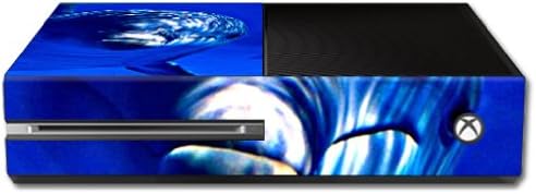 Mightyskins Skin Compatível com Microsoft Xbox One - Dolphin | Tampa protetora, durável e exclusiva do encomendamento de vinil