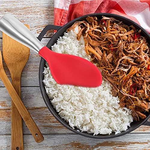Doitool Sopa Asian Sopra Spot Rice Spoon Paddle Silicone Non Stick Rice Scooper Profissional Rice Batata Servidor Espátula