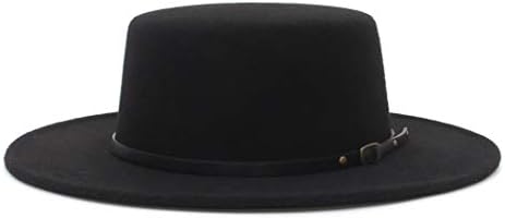 EOZY MEN HOMENS Classic Feel Fedora Hat Brim Brim top de jazz chapéu de panamá casual Casual Igreja Chapéu