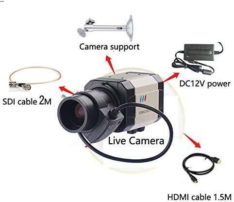 Câmera de transmissão de nível de transmissão 3G 1920x1080p Full HD Color Mini HD-SDI Câmera
