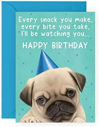 Centro de aniversário de 23 cães - Cartão de felicitações engraçadas - do cachorro para os pais de peles, cachorro
