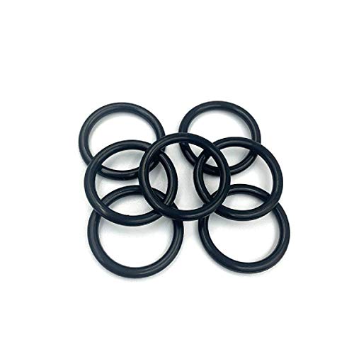 O-rings de borracha nitrila, 22mm od 1mm largura, métrica buna-n torneira o-rings redonda vedação junta preta 50pcs