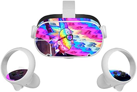 Mad Scientist Cartoon Movie Oculus Quest 2 Skin VR 2 Skins Headsets and Controllers Sticker Protetive Decals Acessórios