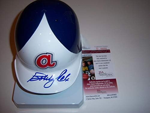 Bobby Cox Atlanta Braves, Hof JSA/CoA Mini capacete assinado - Mini capacetes MLB autografados