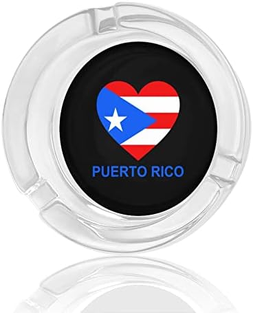 Amor porto rico rico cinzeiros redondos bandeja de cinzas fofas lindas portador de cinzas para decoração de deck de escritório