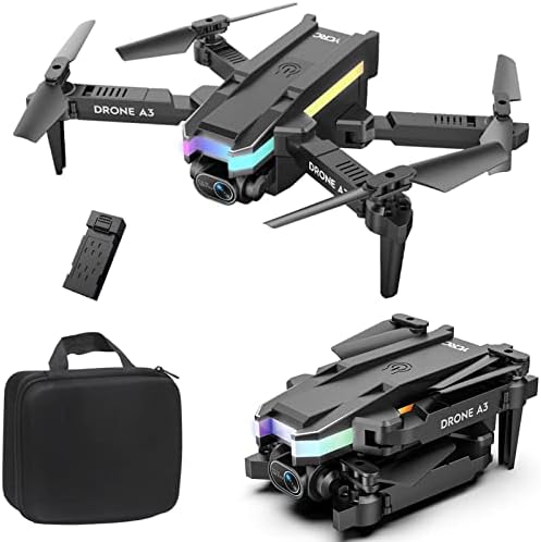 #38Plxa Drone com Daul 4K HD FPV Câmera Remota Control Boy Gifts Para meninos meninas com altitude Hold Hold sem cabeça One Tecla Sta