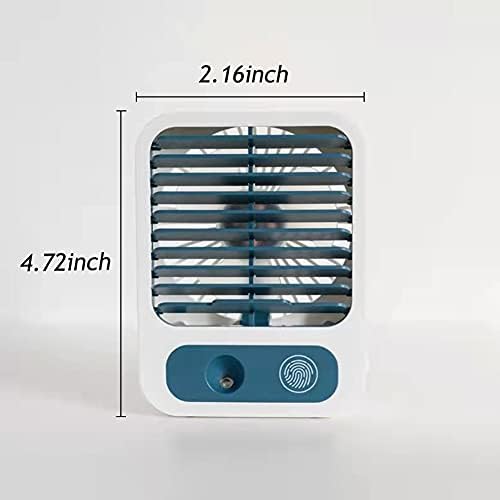 Ventilador de ar condicionado portátil, ventilador de mesa super silencioso, refrigerador de ar evaporativo espacial pessoal,