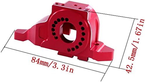 Montagem do motor de liga de alumínio RCATM, carcaça da caixa de engrenagens, radiador, com ventilador de alta velocidade de 30 mm*30mm, adequado para 1/10 TRXXAS TRX-4 TRX6