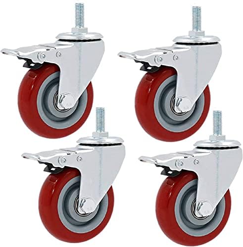 Redação giratória industrial, rodas de móveis, 4 rodas de rodas Castor pesado Castor de 360 ​​graus giratória giro rodízio