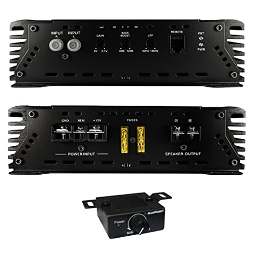Blaupunkt AMP1500M de alta ponta 1500 watts Monoblock Car Audio Amplifier/Amp +Remoto