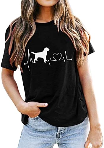 Mulher camiseta grande camiseta casual feminina feminina impressão blusa de manga curta camisetas para mulheres algodão longa