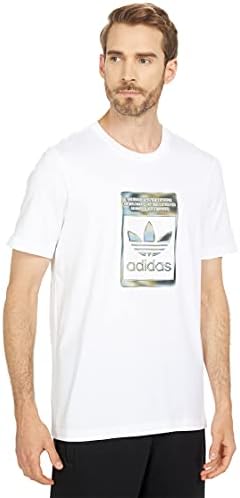T-shirt de pacote de pacote de camuflagem masculina da Adidas Originals