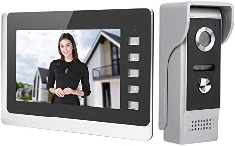 7in TFT LCD Wired Video Doorbell 2 Way Night impermeável Systerm Systerm 100-240V