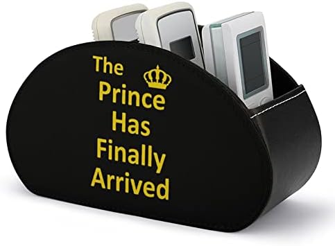 Prince finalmente chegou a caixa de armazenamento de organizador de mesa de controle remoto de couro PU com 5 compartimentos