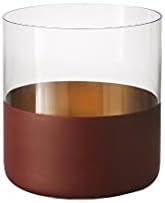 Lamodahome Whisky Glass - Red Premium Quality Bar óculos para beber bourbon, uísque escocês, licor, coquetéis, conhaque, coquetéis antiquados presentes para homens, irmãos