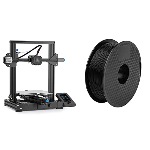 CREALIDADE ENDER 3 V2 3D Impressora e PLA 3D Filamento Black