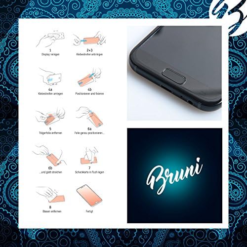 Protetor de tela Bruni Compatível com Point Mobile PM67 Film Protector, Crystal Clear Protective Film