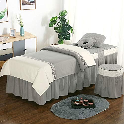 Capa de cama de beleza de poliéster da cabeça redonda, lençóis simples de massagem confortável Conjuntos de colaboração