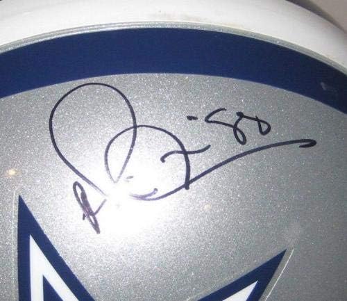 Michael Irvin assinou o capacete proline Dallas Cowboys de tamanho completo com PSA COA - Capacetes NFL autografados