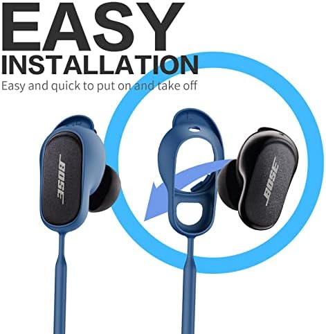 Wofro Anti-Lost Strap for Bose QuietComfort Earbuds II, Acessórios de cordão de silicone suaves Sports compatíveis com