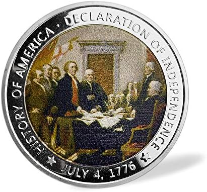 Desafio Militar dos EUA Coin 1776 Declaração de Independência Coin Presidencial Comemorativa