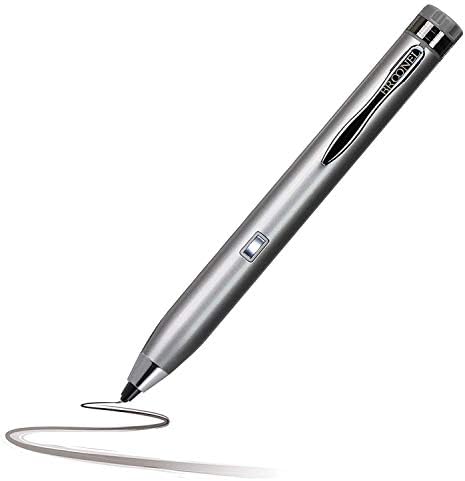 Navitech Silver Mini Fine Point Digital Active Stylus Pen compatível com o Samsung Galaxy J3