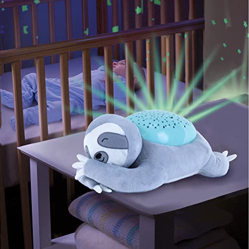 Swaddleme® Slumber Buddies® Deluxe - Luz noturna do projetor para crianças com músicas calmantes, sons e vibração de batimentos cardíacos