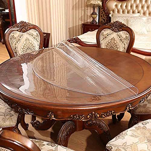 Tampa da mesa clara Protetor de protetor PVC Vinil Tocha de mesa de mesa Capas de mesa de cozinha Crystal Tocada de mesa de jantar Cristal Protetor de mesa de café