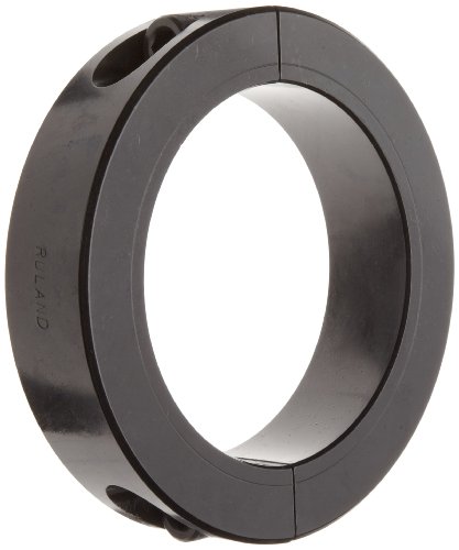 Ruland SPH-51-F Collar de eixo de aperto de duas peças, aço de óxido preto de serviço pesado, 3,188 Bore, 5 OD, 1 3/8 Largura