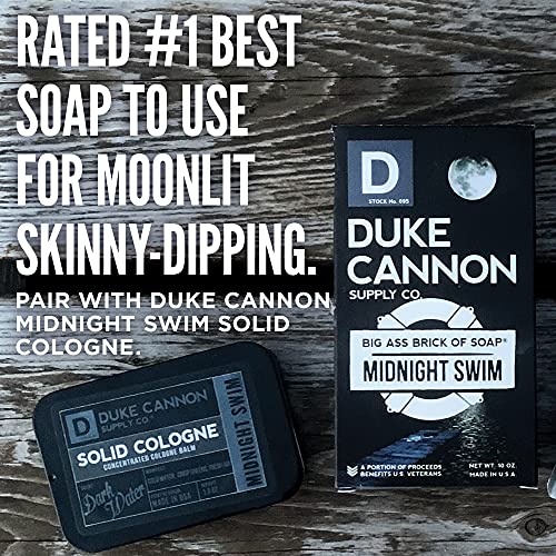 Duke Cannon Supply Co. Big Brick of Men's Soap - Midnight Swim, 10oz