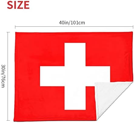 Bandeira da Suíça Cobertores de Swaddle Super Soft Baby Comfort Baby Essentials Quilt Baby 30 X40