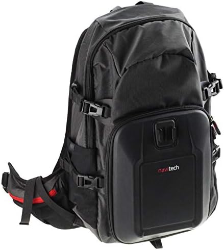 Backpack da câmera de ação da Navitech e kit de combinação de acessórios de 18 em 1 com tira de peito integrada compatível